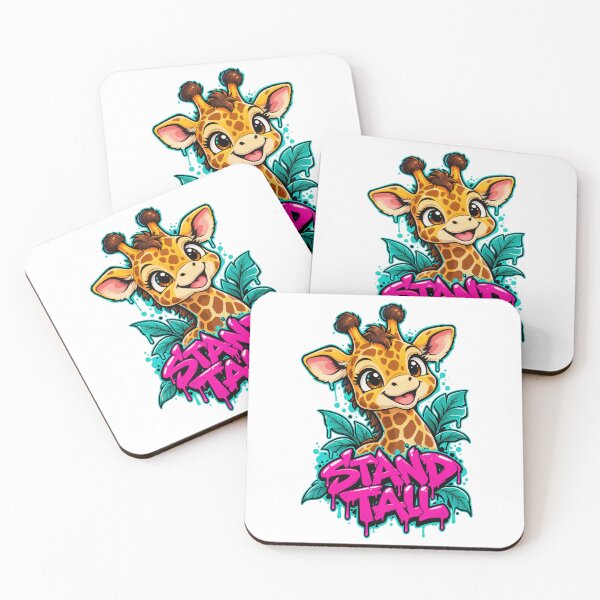 Item preview, Stand Tall - Graffiti Giraffe designed and sold by Visual Dept..
