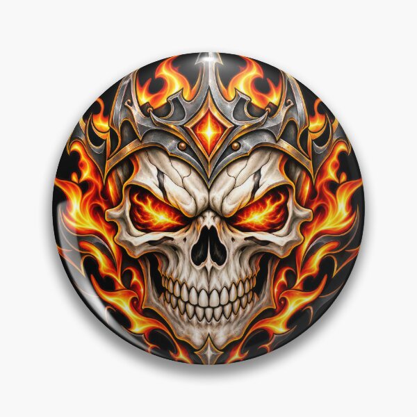 Artikelvorschau, Inferno Demon Skull entworfen und verkauft von syotos-ai.