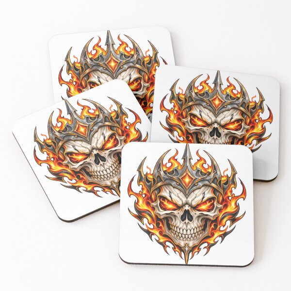 Aperçu de l'œuvre Inferno Demon Skull créée et vendue par syotos-ai.