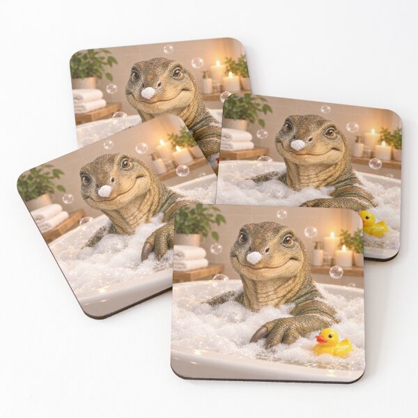 Item preview, Happy Iguanodon Bubble Bath designed and sold by Sillytoe.