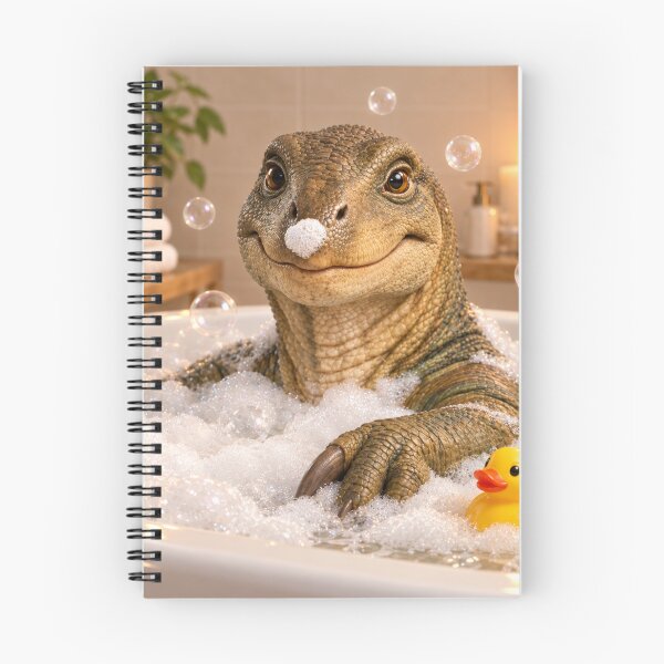 Item preview, Happy Iguanodon Bubble Bath designed and sold by Sillytoe.