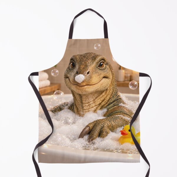 Item preview, Happy Iguanodon Bubble Bath designed and sold by Sillytoe.