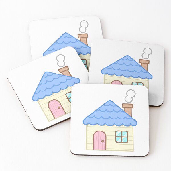 Item preview, Cozy house with chimney and smoke designed and sold by nuchz.