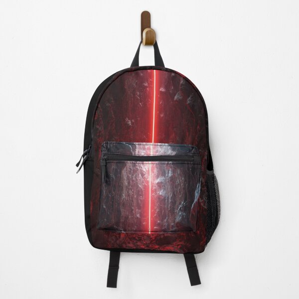 Item preview, Glowing Red Laser Piercing Dark Subterranean Abyss designed and sold by monkeybusiness.pt.