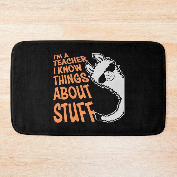 Item preview, I'm A Teacher I Know Things About Stuff Llama Sunglasses designed and sold by shirt-o-mat.