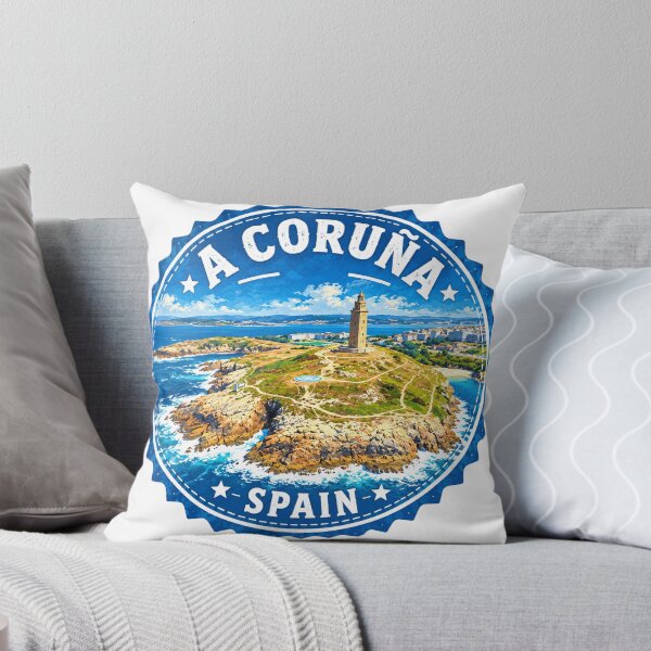 Aperçu de l'œuvre La Corogne, Espagne - Art du voyage créée et vendue par clintang.