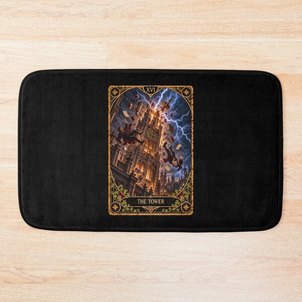 Item preview, Dark Academia Tarot Card Prints: The Tower designed and sold by PinUpPizzazz.