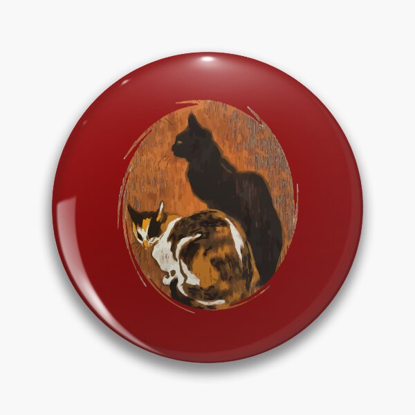Item preview, Tortoiseshell-and-White Feline and Black-Colored Feline designed and sold by taiche.