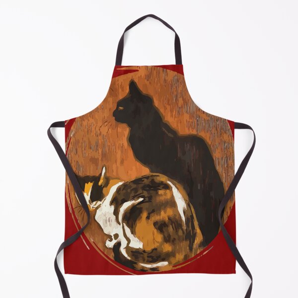Item preview, Tortoiseshell-and-White Feline and Black-Colored Feline designed and sold by taiche.