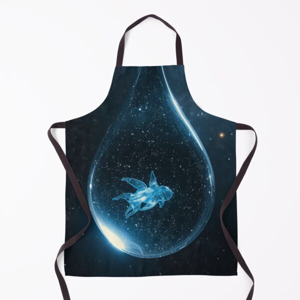 Item preview, Criatura alienígena bioluminiscente en una gota de agua flotante designed and sold by monkeybusiness.pt.
