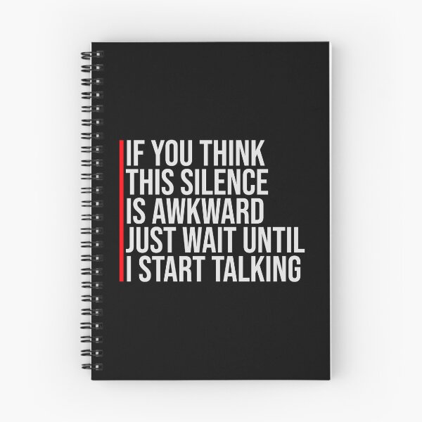 Item preview, If you think silence is awkward just wait until I start talking designed and sold by shirt-o-mat.
