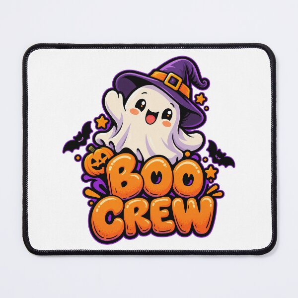 Item preview, Boo Crew - Cute Ghost Halloween Sticker designed and sold by Visual Dept..