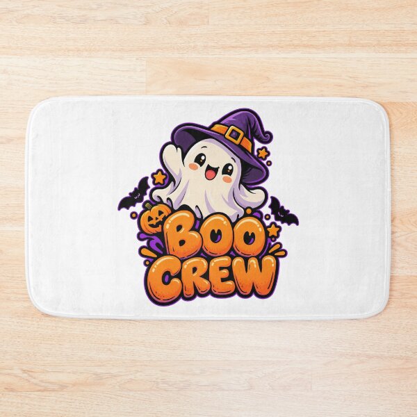 Item preview, Boo Crew - Cute Ghost Halloween Sticker designed and sold by Visual Dept..
