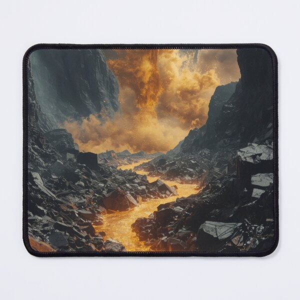 Item preview, Golden Dust Tornado Over Alien Lava River designed and sold by monkeybusiness.pt.