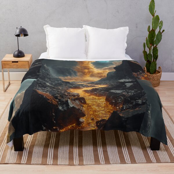 Item preview, Golden Dust Tornado Over Alien Lava River designed and sold by monkeybusiness.pt.