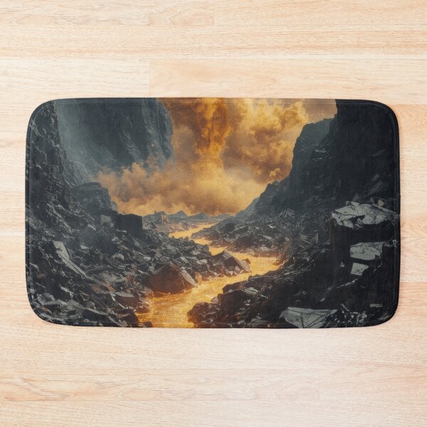 Item preview, Golden Dust Tornado Over Alien Lava River designed and sold by monkeybusiness.pt.