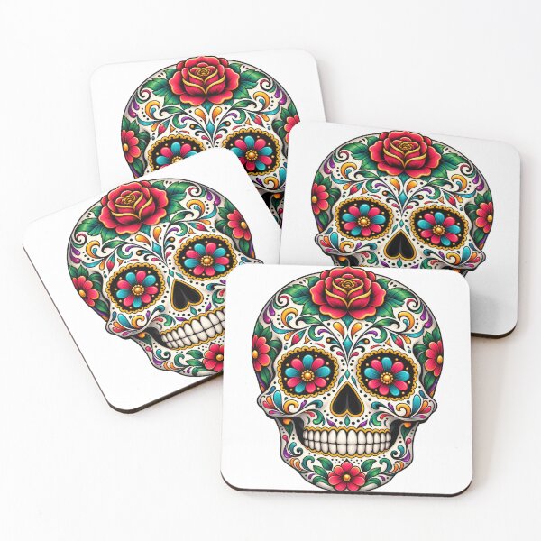 Aperçu de l'œuvre Floral Sugar Skull créée et vendue par syotos-ai.