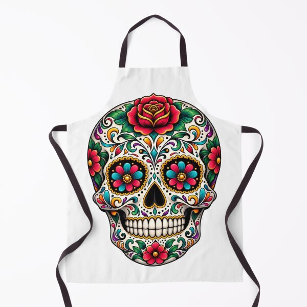 Item preview, Floral Sugar Skull designed and sold by syotos-ai.