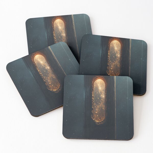 Item preview, Colossal Space Pillar With Glowing Golden Core designed and sold by monkeybusiness.pt.