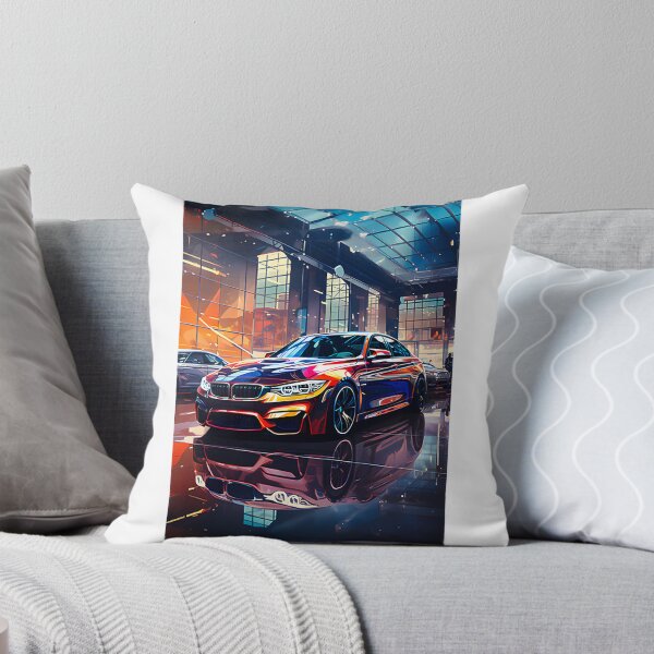 Item preview, Luxury Sports Sedan Reflected in Showroom Glass - Elegant Car Design designed and sold by Zyla Graphic.