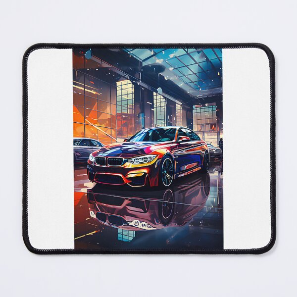 Item preview, Luxury Sports Sedan Reflected in Showroom Glass - Elegant Car Design designed and sold by Zyla Graphic.