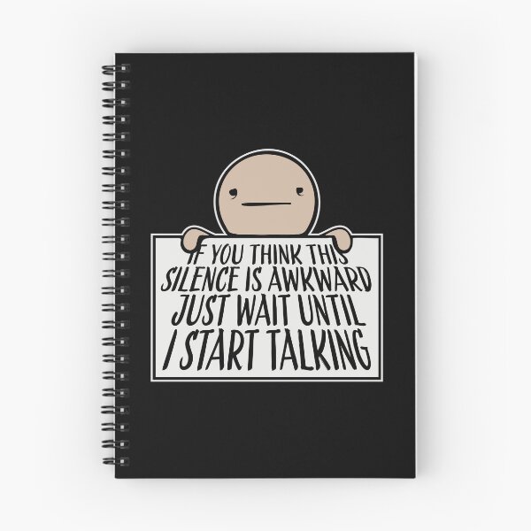 Item preview, If you think silence is awkward just wait until I start talking designed and sold by shirt-o-mat.
