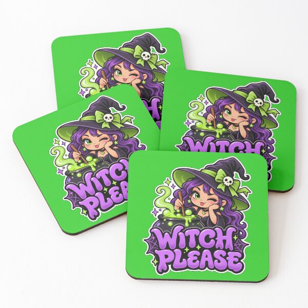 Item preview, Witch Please - Funny Witch Halloween Sticker designed and sold by Visual Dept..