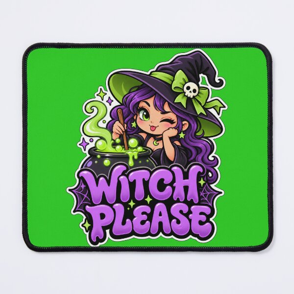 Item preview, Witch Please - Funny Witch Halloween Sticker designed and sold by Visual Dept..