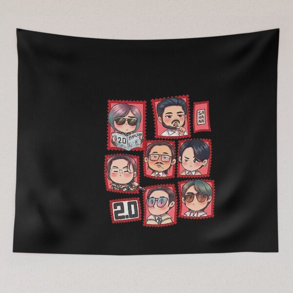 Item preview, BTS Chibi Stamps 2.0 designed and sold by nycahperdstore.