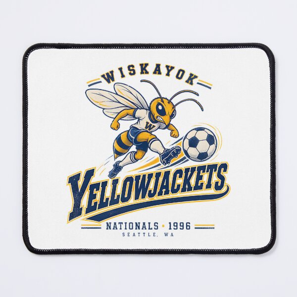 Item preview, Wiskayok Yellowjackets Soccer Team Support Design designed and sold by trishastudio.