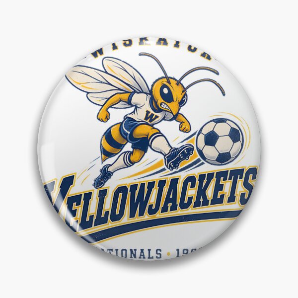 Item preview, Wiskayok Yellowjackets Soccer Team Support Design designed and sold by trishastudio.