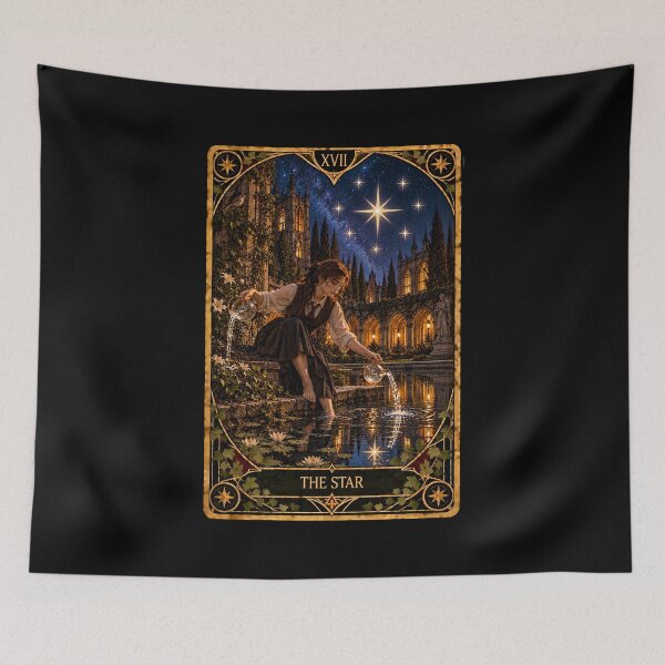 Item preview, Dark Academia Tarot Card Prints: The Star designed and sold by PinUpPizzazz.