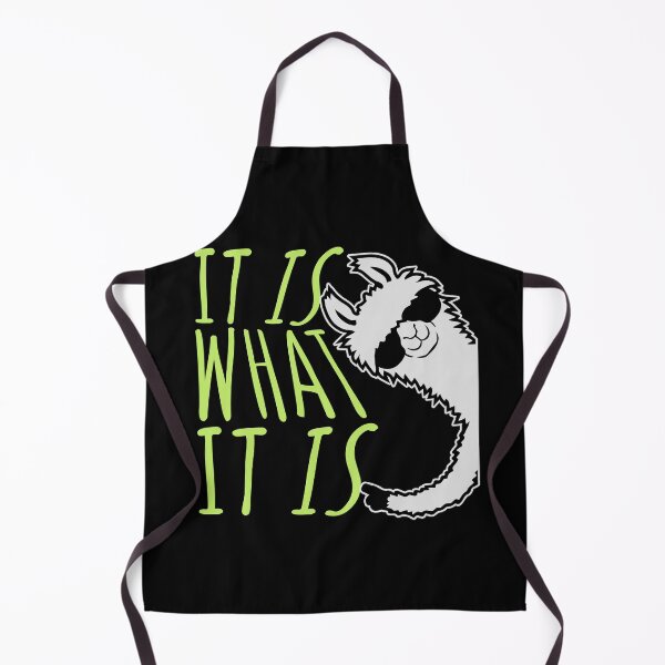 Item preview, It Is What It Is Inspirational Quote Logo Text Llama Sunglasses designed and sold by shirt-o-mat.