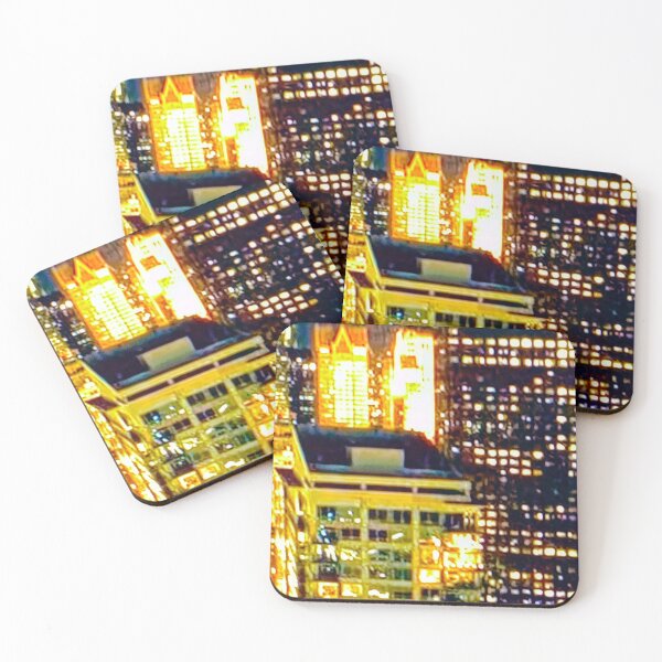 Item preview, Chicago at Night In a Helipcopter.. designed and sold by Harold122Jade.