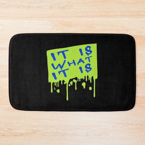 Item preview, It Is What It Is Inspirational Quote Logo Text designed and sold by shirt-o-mat.