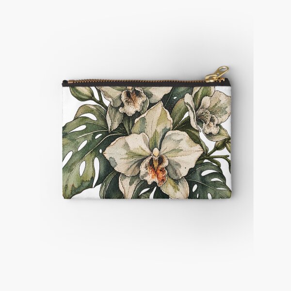 Item preview, Vibrant Tropical Flowers and Leaves in Watercolor designed and sold by Jessie's Palette.