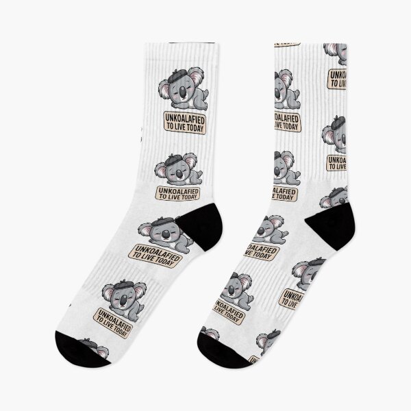 Item preview, Unkoalafied To Live Today – Funny Sleepy Koala Pun designed and sold by LoFizzy.
