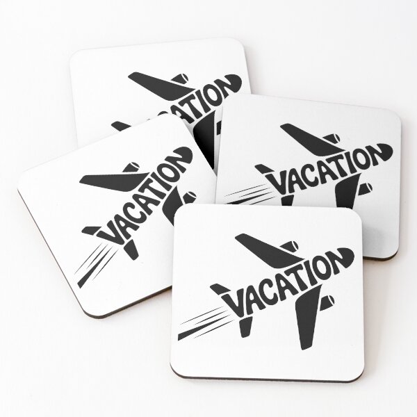 Item preview, Vacation – Airplane Flight Typography Wanderlust Design designed and sold by LoFizzy.