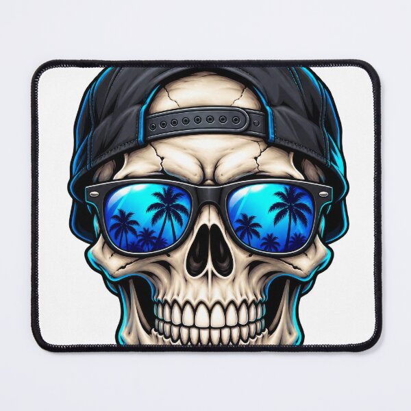 Item preview, Tropical Shades Skull designed and sold by syotos-ai.