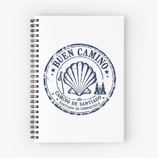 Item preview, Buen Camino Pilgrim Stamp – Camino de Santiago Scallop Shell designed and sold by Studio Pico.