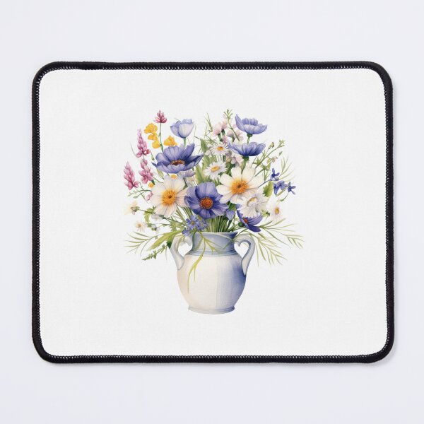 Item preview, Meadow Vase | Beautiful Wildflower Nature Art designed and sold by Mandayartstudio.