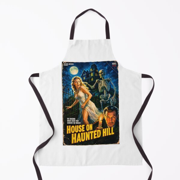 Item preview, House on Haunted Hill Vintage Horror Cult Classic B Movie Retro Design designed and sold by Kingkee.