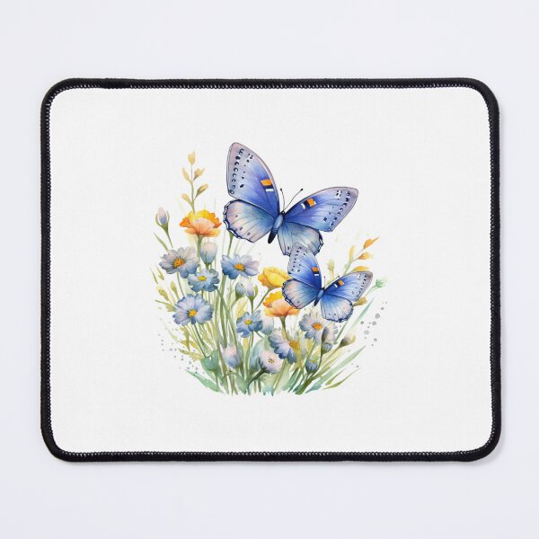Item preview, Meadow Butterfly| Beautiful Wildflower Nature Art designed and sold by Mandayartstudio.