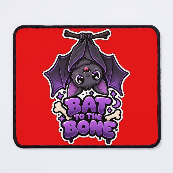 Item preview, Bat To The Bone - Cute Bat Halloween Sticker designed and sold by Visual Dept..