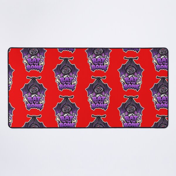 Aperçu de l'œuvre Chauve-souris jusqu'à l'os - Autocollant mignon chauve-souris pour Halloween créée et vendue par Visual Dept..