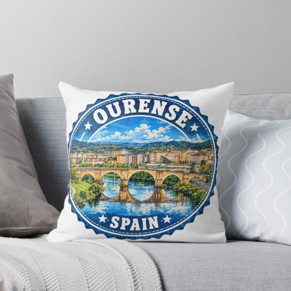 Aperçu de l'œuvre Ourense, Espagne - Art du voyage créée et vendue par clintang.