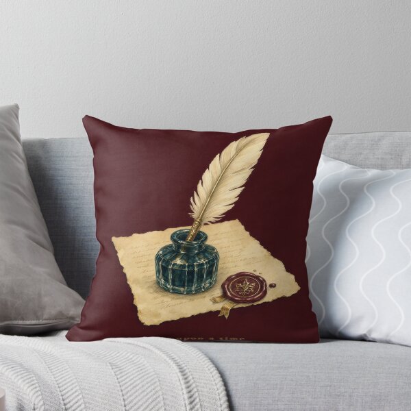 Item preview, Quill and Ink Cozy Book Lover Illustration | Bookish Wall Art designed and sold by FixationStudio.
