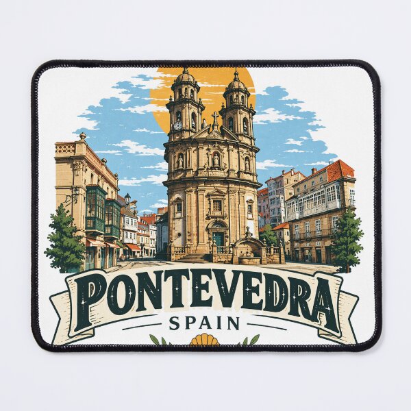 Item preview, Pontevedra Galicia Spain - Travel Art designed and sold by clintang.