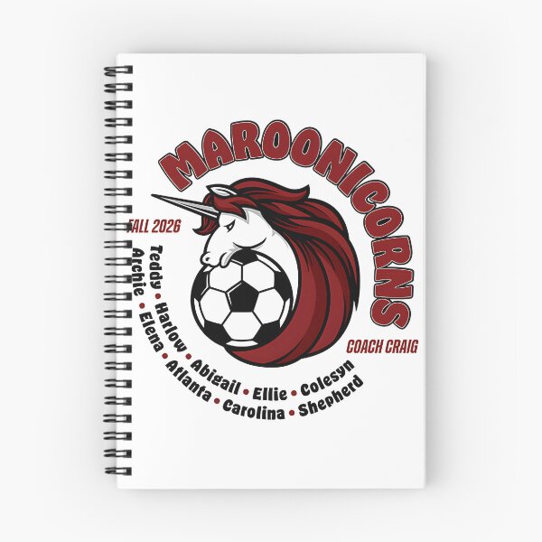 Item preview, Maroonicorns Soccer Team Fantasy Design for Sports Fans designed and sold by JoeyQueso.