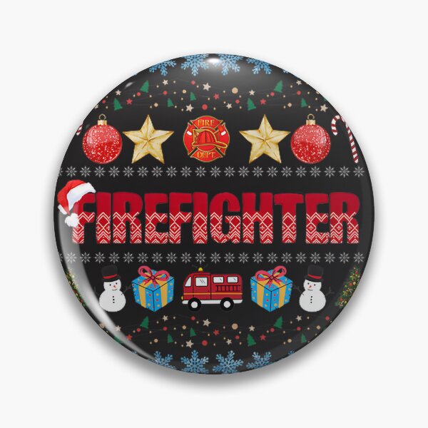 Item preview, Firefighter Christmas Holiday Design - Festive Firefighter Theme for Winter Celebrations designed and sold by sbasnet.